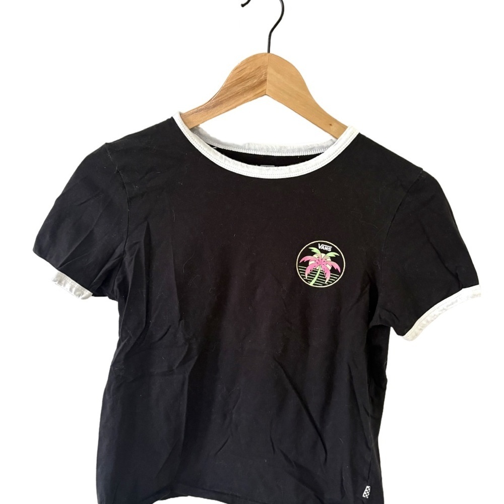 Vans Black Short Sleeve Tees